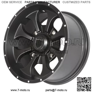 Обод колеса  Knight UTV, матовый черный, 14x10, вылет 38 мм, 4/156 (для: Polaris)