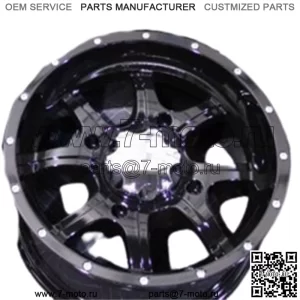 АЛЮМИНИЕВЫЕ КОЛЕСА POLARIS RZR 800 14 ДЮЙМОВ COBRA BLK ATV (НАБОР 4) ПОЖИЗНЕННАЯ ГАРАНТИЯ POL3CA (Для: Polaris)