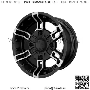 Обод заднего колеса с пряжкой  Accent Black 14 x 8 дюймов R14 Polaris 1522545-266 (Для: Polaris)