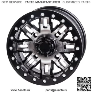 Колесо Tusk Teton Beadlock 15x10 5,0 + 5,0, обработанное/черное, с рисунком проушин 4/156 (для: Polaris)