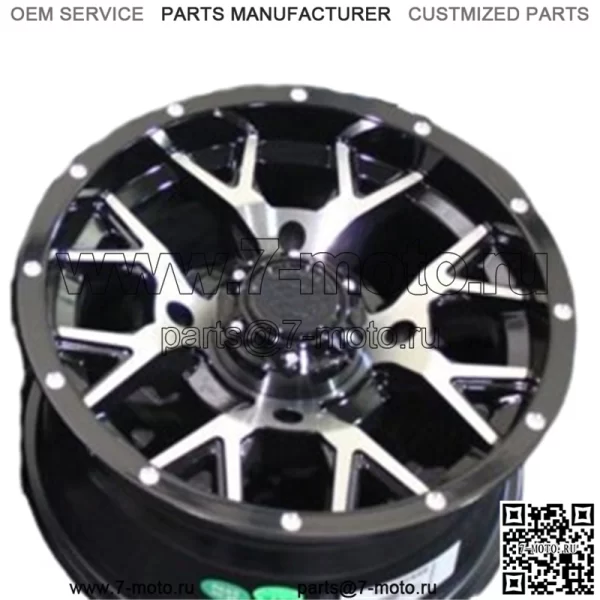 КОЛЕСА POLARIS SCRAMBLER 850 14" BARBWIRE M/B ATV/UTV (НАБОР 4) POL1CA (Для: Polaris)