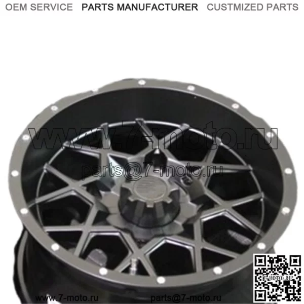 POLARIS SPORTSMAN 570 14-ДЮЙМОВЫЕ АЛЮМИНИЕВЫЕ КОЛЕСА ITP HURRICANE BLK для квадроциклов (НАБОР 4) POL3CA (Для: Polaris)