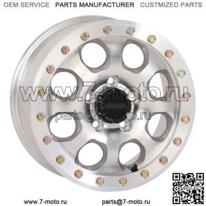 Диски System 3 SB-7 с бедлоками, 15 дюймов, обработанные (6+1) Polaris RZR Turbo R и Pro R (для: Polaris)