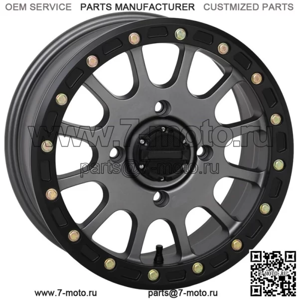 Оружейные диски System 3 SB-5 с Beadlock 14 дюймов для Polaris RZR 1000 XP (4) (для: Polaris)