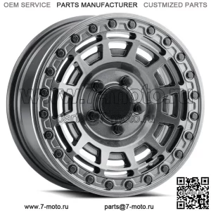 Method 415 15-дюймовые колеса/диски графитовые (+38 мм) Polaris RZR Turbo R & Pro R Ranger (для: Polaris)