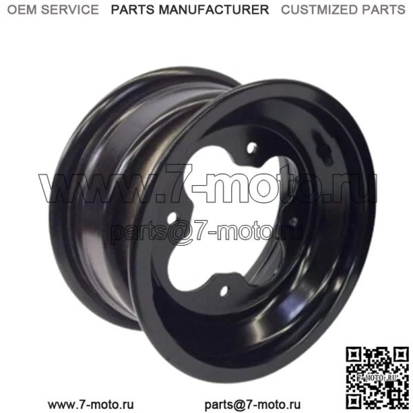 DWT A5 ЧЕРНЫЕ ПЕРЕДНИЕ ЗАДНИЕ КОЛЕСА 10 ДЮЙМОВ, ДИСКИ 10X5 4+1 4x110 4/110 Polaris RZR170