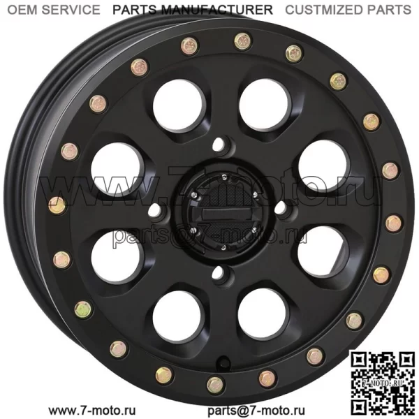 System 3 SB-7 Beadlock 14-дюймовые колеса, черные (4+3) Polaris RZR 1000 XP (4) (для: Polaris)
