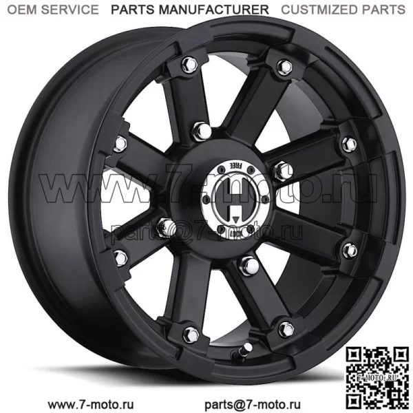 1) 14x8 4/110 4+4 DOT Vision Style 393 LOCKOUT ATV UTV некоторые ОБОДНЫЕ КОЛЕСА Polaris (для: Polaris)