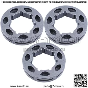 Обод звездочки SM7 19 мм 3/8 дюйма-7T для Husqvarna 262XP 455 460 Rancher 460 50 51 55, обод звездочки.