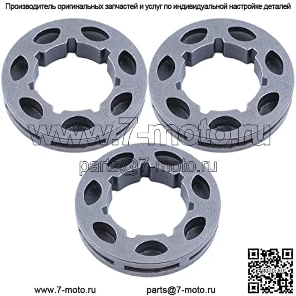 Обод звездочки SM7 19 мм 3/8 дюйма-7T для Husqvarna 262XP 455 460 Rancher 460 50 51 55, обод звездочки.