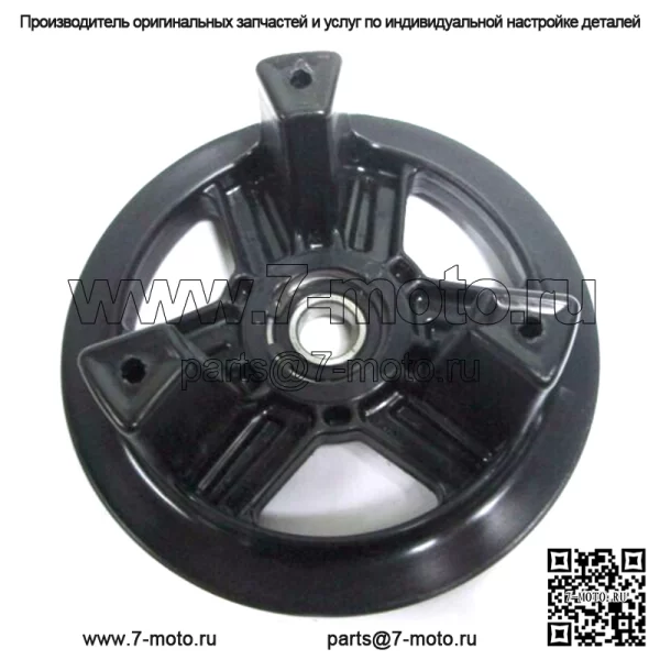 OEM 7,12-дюймовое подвесное заднее натяжное колесо Tri Hub 4604-138 - Image 2