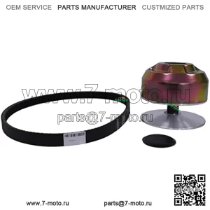 Муфта первичного привода AM128794 AM140985 AM141005 с ремнем RE28721 Совместима с John Deere 4X2 6X4 AMT600 AMT622 AMT626 Газовый Gator Коммунальные машины Самоходная косилка/Бункерные грабли 1200A