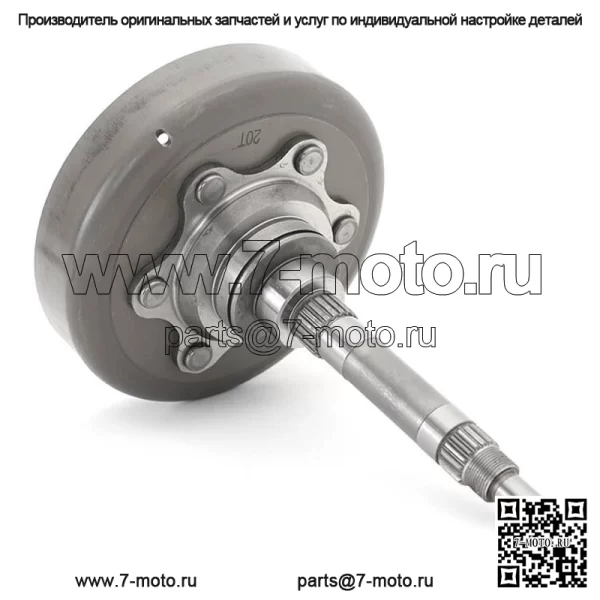 Крышка мокрого сцепления, корпус барабана вала для Yamaha Wolverine 350 2006-2009 гг.