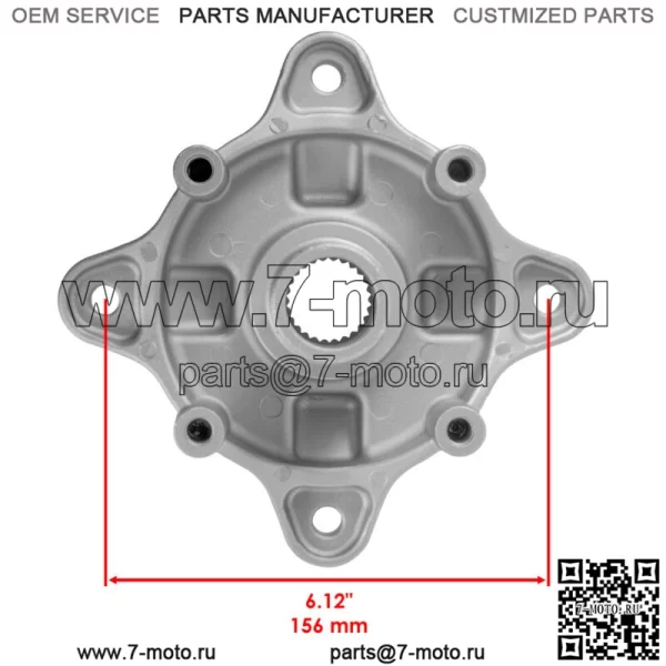 Ступица задней оси для Polaris Sportsman 800 4X4 EFI 2007 2008 2009 2010-2015 (Для: Polaris Sportsman 800) - Image 2