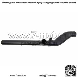 Черный Y-образный разъем с плоской головкой для генератора выхлопной трубы Harley Shovelhead 1965-69 годов (для: Harley-Davidson)