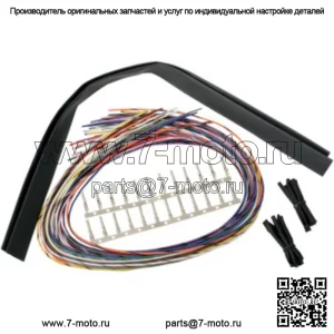 Комплект проводов для удлинения провода руля LA Choppers Harley 2007-2013 FL (Для: Harley-Davidson)