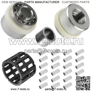 Выходная втулка переднего дифференциала и роликовая опора для Polaris RZR S 800 2009-14 (Для: Polaris)