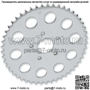 1210-0364 Задняя звездочка для переоборудования хромированной цепи 530 с 48 зубьями