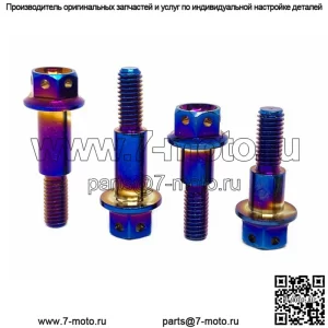 Y15ZR мотоциклетные обожженные титановые винты M6, внешний шестигранный болт, гайки для тормозного насоса толкающего типа, модифицированные детали
