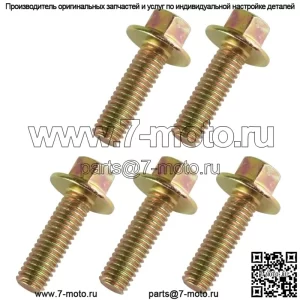 болтов сцепления с фланцевой головкой M6x20 для Polaris Ranger XP 1000 2020 2021 2022 (Для: Polaris)