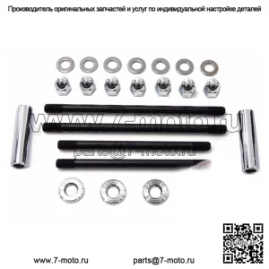 Комплект болтов крепления переднего двигателя Colony Acorn Stock Chrome Ironhead Harley Sportster (Для: Harley-Davidson)