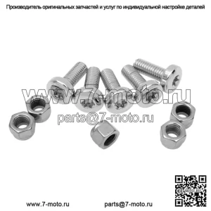 Болты комплекта крепежа заднего ротора Colony Chrome для Harley Big Twin 1992-1999 гг. (Для: Harley-Davidson)