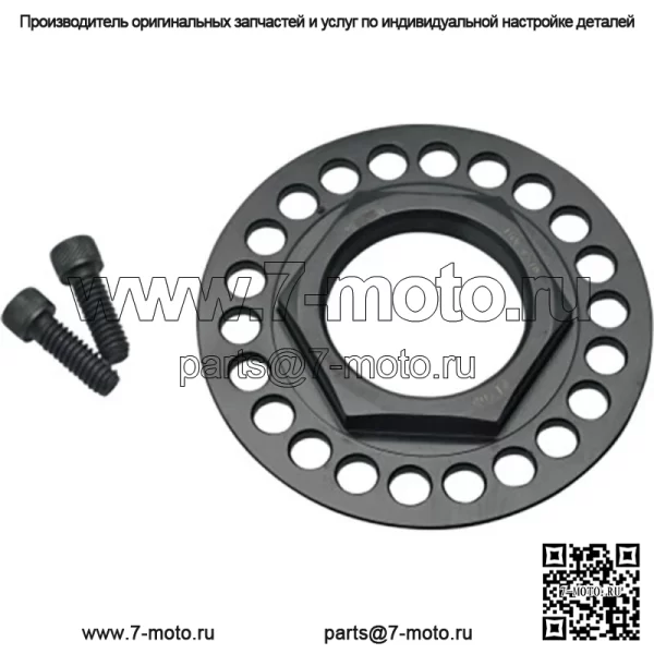 Вал шкива коробки передач Jims Mega Nut Harley Big Twin Sportster 1991-2015 1708 (Для: Harley-Davidson)