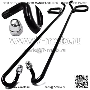 OEM-обновление с запирающей гайкой — VGA12138 VGA12139 Комплект защелок задней двери, левая/правая, подходит для серии John Deere Gator