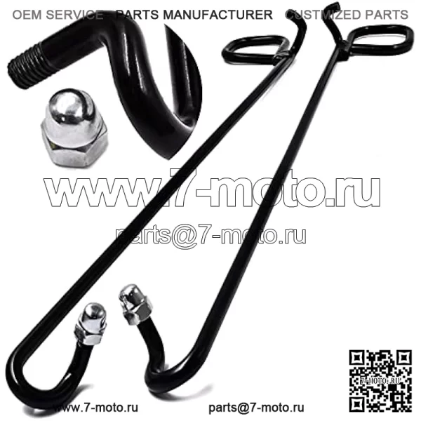 OEM-обновление с запирающей гайкой — VGA12138 VGA12139 Комплект защелок задней двери, левая/правая, подходит для серии John Deere Gator