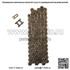 Приводная цепь 428x118 ATV MX для мотоцикла Dirt Bike Kart, шаг 428, 118 звеньев