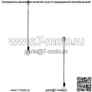 M159508SET Трос задней двери (2 шт.) Подходит для John Deere Подходит для Gator HPX615E HPX815E XUV 865E XUV 865M