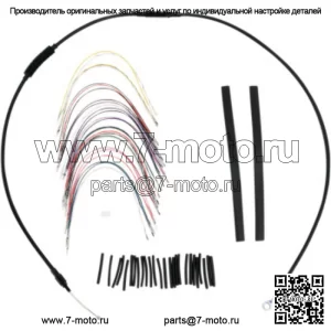 Комплект проводов удлинителя троса управления руля Burly 13 дюймов ABS Harley Touring 08-13 (для: Harley-Davidson)