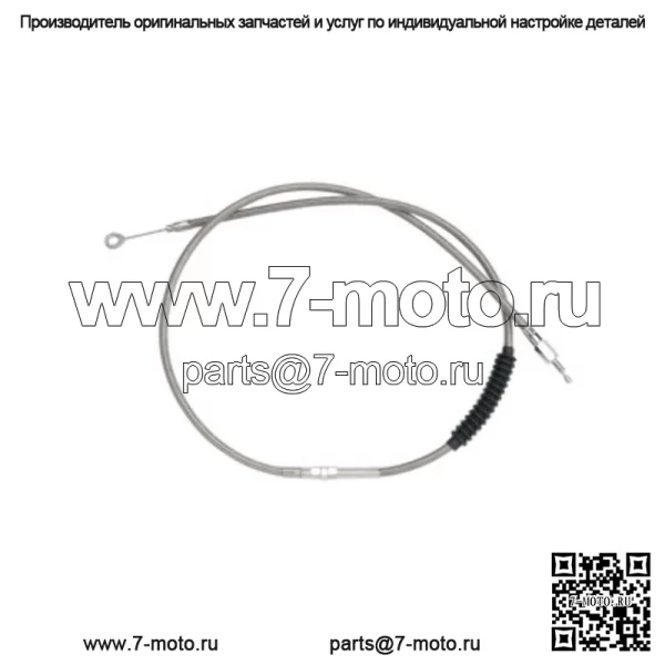 Высокоэффективный 62 11/16-дюймовый плетеный трос сцепления из нержавеющей стали 38607-87 Harley Softail (Для: Harley-Davidson)