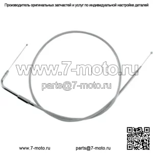 Плетеный трос дроссельной заслонки из нержавеющей стали Stock 42 1/2 OE 56379-97 Harley Road King 96-01 (Для: Harley-Davidson)