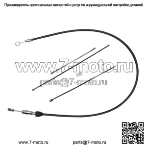 Верхний трос сцепления 40 дюймов, черный винил Harley Softail 18+ M-Eight (для: Harley-Davidson)