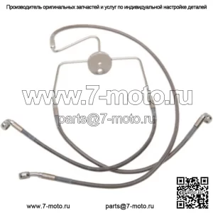 8 Удлиненная верхняя тормозная магистраль из нержавеющей стали Harley Touring 94-07 (Для: Harley-Davidson)