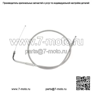 Плетеный трос дроссельной заслонки из нержавеющей стали, 30 дюймов, стандарт OEM 56884-07 Harley Sportster XL 07+ (для: Harley-Davidson)