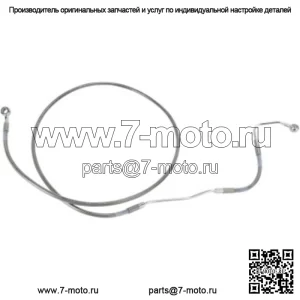 70 3/4 "+8" удлиненная верхняя тормозная магистраль из нержавеющей стали Harley Touring 09-13 ABS (для: Harley-Davidson)