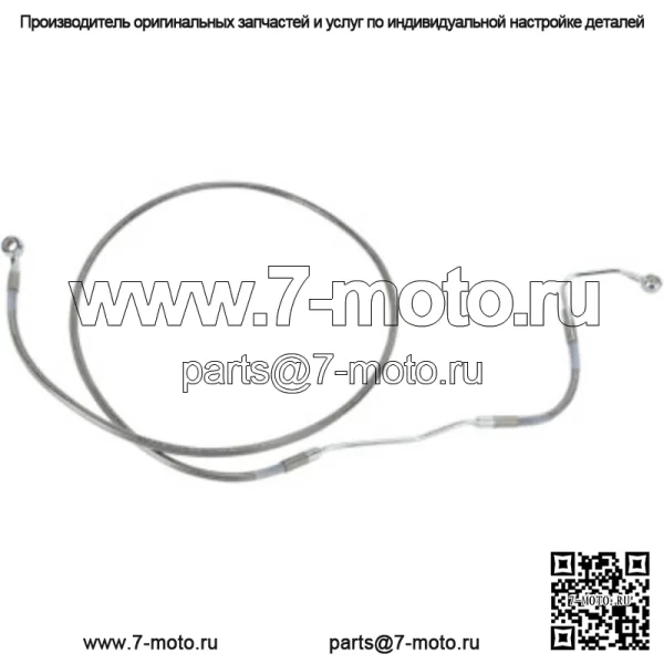 62 3/4-дюймовая плетеная тормозная магистраль из нержавеющей стали Harley Touring 09-13 ABS OE 41679-09 (для: Harley-Davidson)