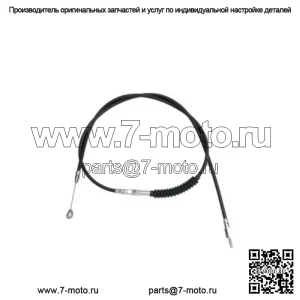 HE 66 11/16" Черный винил 4+ Трос сцепления увеличенной длины Harley Touring 08-16 (Для: Harley-Davidson)