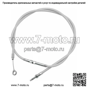 Motion-Pro 72,5" 12" Удлиненный трос сцепления из нержавеющей стали 87-99 Harley Touring (Для: Harley-Davidson)