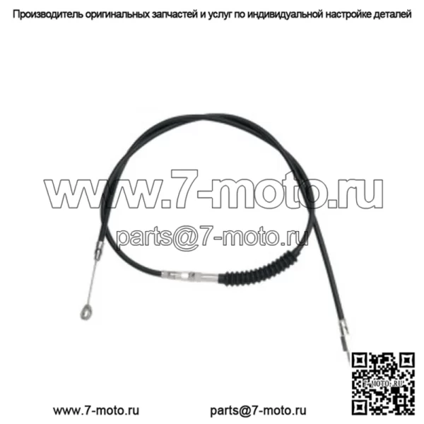 Высокоэффективный 62 11/16, черный виниловый трос сцепления 38667-00 Harley 89-06 Touring (для: Harley-Davidson)