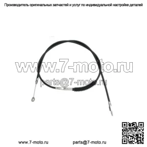 HE 72 11/16" Черный винил 10+ Трос сцепления увеличенной длины Harley Touring 08-16 (Для: Harley-Davidson)