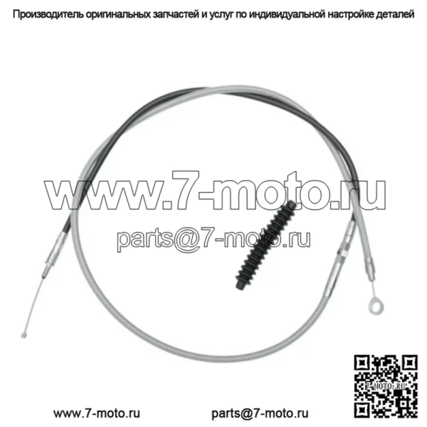 70 11/16-дюймовая плетеная нержавеющая сталь +8 трос сцепления увеличенной длины Harley Touring 08-16 (для: Harley-Davidson)