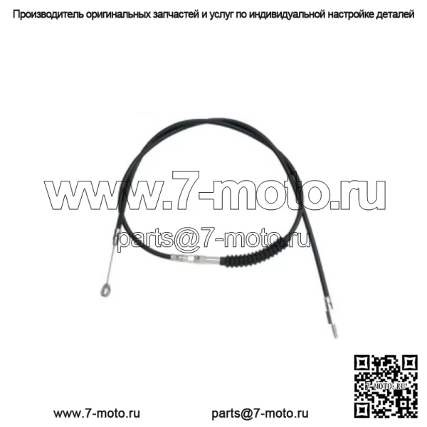 76 11/16-дюймовый черный виниловый удлиненный трос сцепления Harley Softail Dyna Touring XL 86-13 (для: Harley-Davidson)