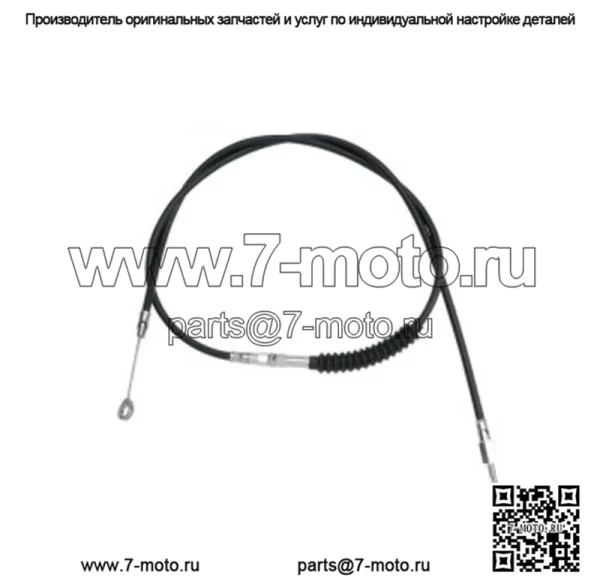 78 11/16-дюймовый черный виниловый трос сцепления увеличенной длины Harley Softail Dyna Touring (для: Harley-Davidson)