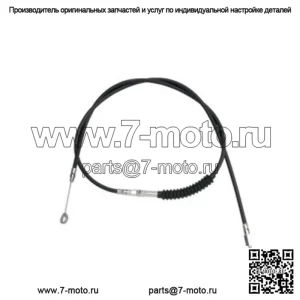 76 11/16-дюймовый черный виниловый трос сцепления увеличенной длины Harley Softail Dyna Touring (для: Harley-Davidson)