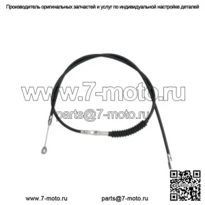 70 11/16-дюймовый черный виниловый трос сцепления увеличенной длины Harley Softail Dyna Touring (для: Harley-Davidson)