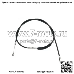 63 11/16-дюймовый черный виниловый удлиненный трос сцепления Harley Softail Dyna Touring XL 86-13 (для: Harley-Davidson)