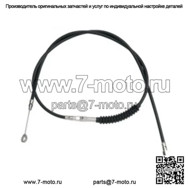 72 11/16-дюймовый черный виниловый удлиненный трос сцепления Harley Softail Dyna Touring XL 86-13 (для: Harley-Davidson)